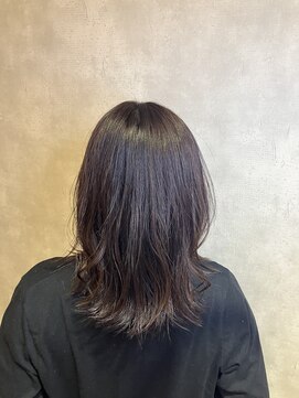 ヘアースペースブルームエア HAIR SPACE BLOOM Ea うるツヤラベンダーアッシュカラー