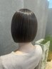 （癒しメニュー）カット＋カラー＋ヘッドスパ＋超音波トリートメント￥ 11980