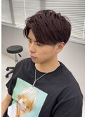 マッシュレッドブラウンカラー☆NOA