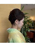 着物アレンジヘア