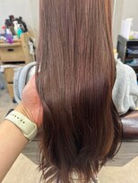 リレーション(Relation)&nbsp;艶カラー透明感ナチュラルブラウン髪質改善ロングヘア20代30代