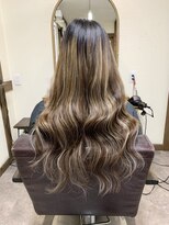 ガルボ ヘアー(garbo hair) プルエクステ 10代20代30代 エクステ ハイライト 外国人風カラー