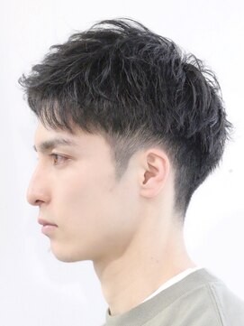 ハレ ヘアサロン(Hale hair salon) 【Hale】ブルーブラックNo2589韓国マッシュスパイキーショート