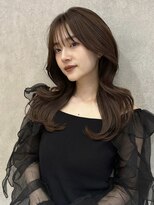 ロンド ロワール 門前仲町(Lond Loire)&nbsp;韓国レイヤーカット/くびれ巻き/前髪顔周り/セミディ[門前仲町]