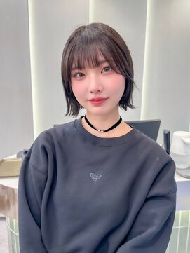 ロンド ブランシュ 錦糸町北口(Lond blanche) ブリーチなしチェリーブラウン髪質改善イルミナカラー韓国錦糸町