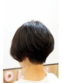 立体ショートボブに極上ヘアエステでツヤと潤いアップ♪