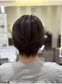 スッキリショート×ラベンダーカラー