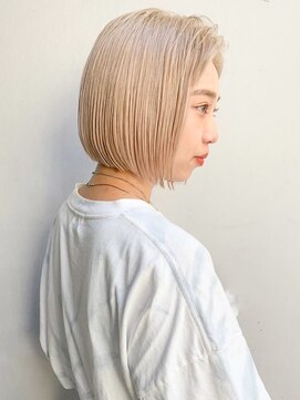 ルッカヨドヤバシ(RUCCA yodoyabashi) ハイトーンミニマルボブ【伊藤拓哉】