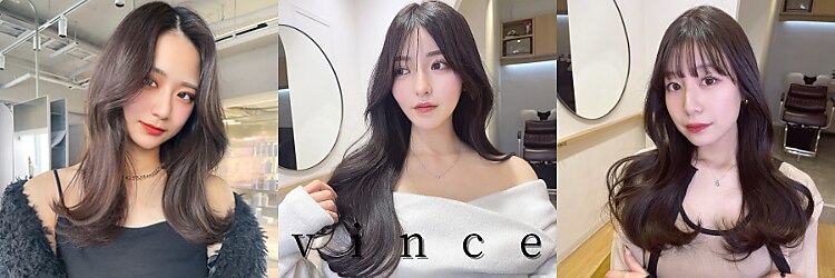 ヴィンス(vince)のサロンヘッダー