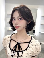 ノイズ エコル(Hair&Make NOISM ekolu )&nbsp;大人かわいいシースルーバングボブ×顔まわりレイヤー