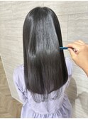 黒髪ツヤロング