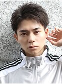 かき上げオールバックショートアップバング短髪