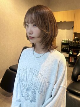 オンカン(onkan) ウルフ／髪質改善/レイヤー／レイヤーカット／ミディアム