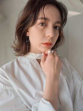 ノラジャーニー(NORA Journey) 【阿形】くせ毛を活かすくびれミディアムレイヤーカット