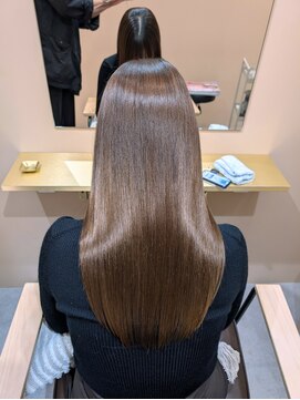 美髪矯正/髪質改善トリートメント/縮毛矯正/グレージュ/ベージュ