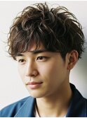 西梅田/メンズパーマスタイル