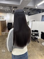 ミヨン 京都烏丸店(miyon)&nbsp;【miyon】韓国レイヤーカット×暗髪カラー×髪質改善