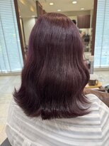 ファブ 千葉店(FaB)&nbsp;【ブリーチなしダブルカラー×ワインブラウン】
