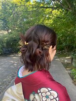 コモドルポ(comodo rupo)&nbsp;着物ヘアセット