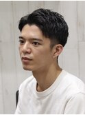 束感アップバングビジネススタイル