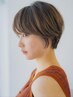 ［白髪染め、しっかりケア］白髪染め+カット+プリフィカトリートメント ￥9000