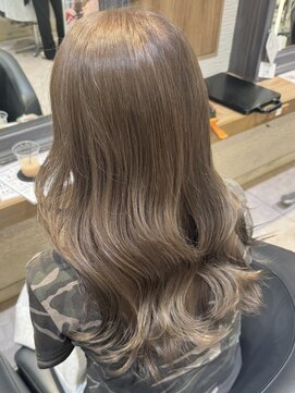 ケンジ 横須賀中央(KENJE) 横須賀ミルクティーベージュダブルカラーケアブリーチハイトーン