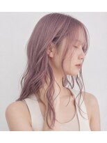 バポス ヘアサロン (BAPOS Hair Salon)&nbsp;ハイトーンカラー　ピンクグレー