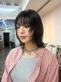 ノービス バイ パーキング 心斎橋(NOV!!!CE by PARKiiiNG)&nbsp;ミディアムレイヤー/透明感/ダークパープル/顔周りレイヤー