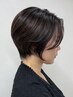 【大人似合わせ/ショートカット】大人ショート＋オージュアシャンプー