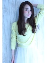 アリュールヘアー ルーチェ(ALLURE hair luce)&nbsp;【ALLURE】フェザーかきあげロング×モノトーングレ―ジュ