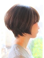 大人女子・３０代・４０代にオーダー多いトップノットボブ
