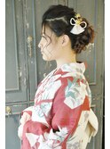 ルーズにサイドまとめて(^-^ゞ