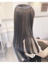 ギフト リビング(Gift Living)&nbsp;イルミナカラー＊ブルーアッシュ＊さらつやロング