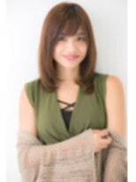 リノナ(Linona)&nbsp;小顔流し斜めシースルーバング♪アッシュ【Linona/林　直徳】