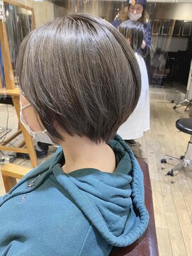 ヴァンクシー バイ ルナ(VANKCY by Luna) ショートボブ 小顔 20代 30代 登戸 大人ボブ アッシュ マット 楽