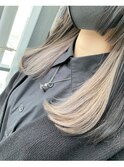 インナーカラー/ホワイトカラーシルバー