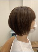 丸みショートボブ