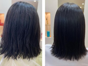 アルファレイズ ヘア ユニット(alphareiz hair unit)の写真/髪のダメージを最小限に抑えた"酸性ストレート"であなたのお悩みを解決！毛先までまとまり若々しい印象に☆