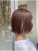 切りっぱなしボブ