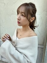 アリスバイアフロート 自由が丘(ALICe by AFLOAT)&nbsp;結んでも可愛いおくれ毛カット/もみれ毛／顔まわりカット