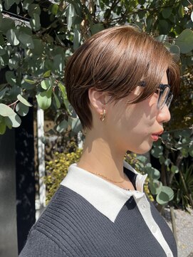 ハンズクラン(HANDS CLAN) オシャレショートカット/アッシュベージュ/ショートヘア