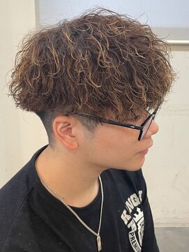 バース バイ ハピネス(BIRTH by happiness) 奈良men's縦落ちツイストスパイラルパーマ
