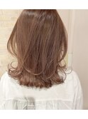 20代.30代.40代/大人ナチュラル/ミディアムレイヤー/透明感