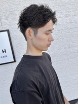 アーチ ブランチ 岡山北長瀬店(ARCH) 刈り上げアップバング　パーマ