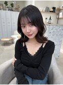 ミディアムヘアセット
