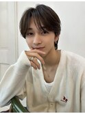 《セットを簡単に》パーマで大人の雰囲気に/韓国マッシュ