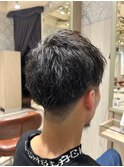 刈り上げスタイル/アップバング