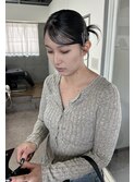 トレンドカチモリヘアアレンジ
