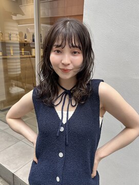 メルト 西梅田店(melt) 個性はさりげなく。大人のためのミディパーマ