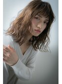 □グレージュアッシュくせ毛風小顔ロングウルフ415志木20代30代